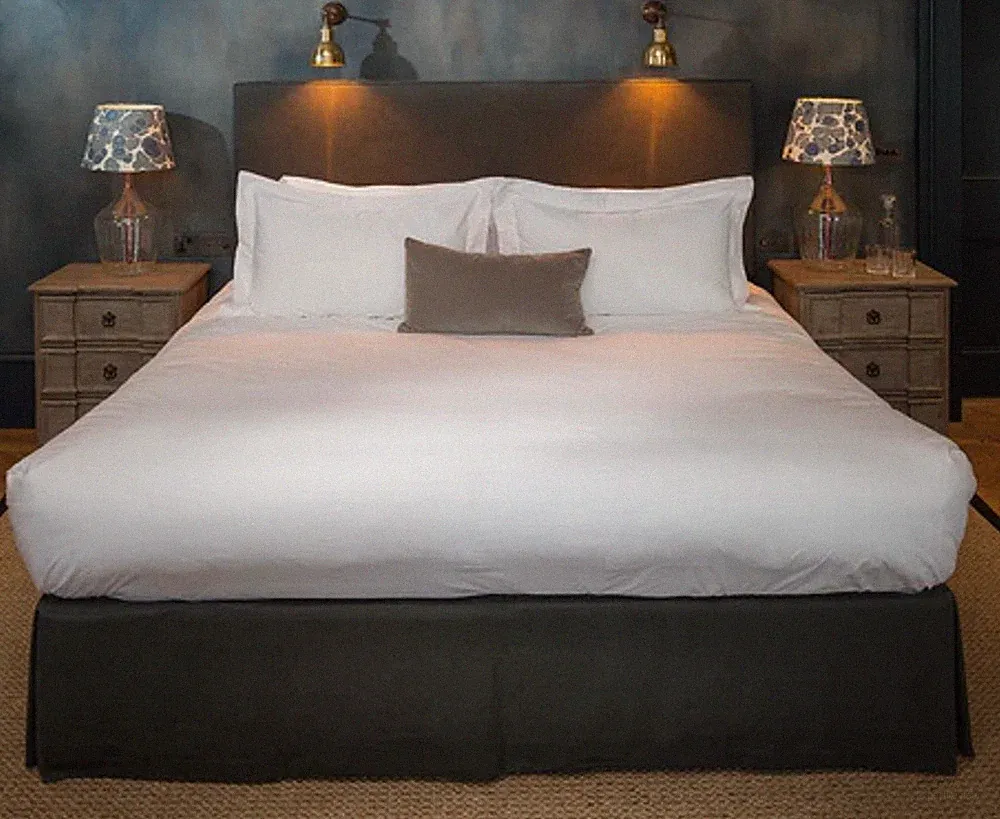 Duvet Cover Embrace Collection 100% Supima Cotton Hotel Bedding White Full Size